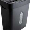Aurora 12 Sheet Crosscut Paper and Credit Card Shredder with 5.2 gal Wastebasket