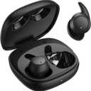 MUSICOZY Bluetooth 5.3 Sleep Earbuds, Wireless Sleep Headphones, Light-Weight Ear Buds for Sleeping, Silicone Ear Plugs for Snoring Blocking, Music Sleep Earplugs for Sleep Work Focus Travel (Black)