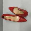VenusCelia Women's Rokoko Pump Stiletto Heel Shoe (7.5 M US,Red-PU)