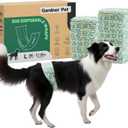 Gardner Pet Male Dog Diapers Disposable 30Ct, Male Dog Wraps with Wetness Indicator & Flashdry Gel Technology, Dog Diapers Male for Puppy Training, Marking, Incontinence, Travel - Large