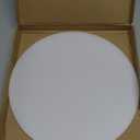PATIKIL 11" Diameter Lampshade Diffuser, 2.7mm Thick Round Diffuser Sheet for Drum Lampshades, Pendants Light, DIY Light Shield, Translucent White