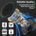Kalence Ski Helmet Speakers, Wireless Stereo Skiing Headphones, True Wireless Bluetooth Drop-in Headphones with Easy Control Buttons and Built-in Mic for Snowboarding, Motorcycling, Audio Ready Helmet