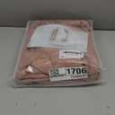 Elegant Blush Pink Sheer Curtains 84 Inches Long for Living Room, Bedroom Cotton Textured Light Filtering Semi Sheer Curtains Linen Natural Rod Pocket Voile Drapes, W52 x L84 in, 2 Panels