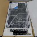 Gefolly SL-9800W Solar Street Lights Outdoor, 860000LM Commercial Parking Lot Light, 6500K Dusk to Dawn IP67 Security Flood Lights Motion Sensor Led Lamp for Basketball Court, Road, Yard