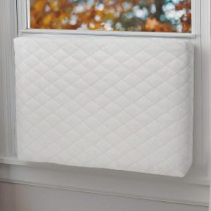 Foozet Indoor Air Conditioner Cover Double Insulation, XS Beige