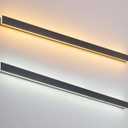 Modern Black Outdoor Waterproof Luxury Garden Wall Lamp - Contemporary Outdoor Wall Lights  CCT:3000K 2 Pack