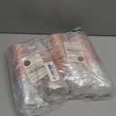 PLASTICPRO Disposable 7 oz Crystal Clear Plastic Tumblers With Rose Gold Rim for Party's & Weddings pack of 100