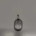 YIPUKIYI Keychain Spinner Fidget Ring Metal Key Chain Spinner Fidget Ring Type Toy for Man Women and Kids (Black)