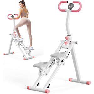 Stair Stepper for Home, Vertical Climber Workout Machine with Handlebar for Full Body Exercise Stair Climber Machine with Stable Frame & 3 Adjustable Height