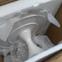 12-Inch Porcelain Round Cake Stand - White Dessert Stand for Wedding, Birthday Party