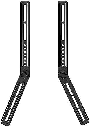 Universal Sound Bar Mounts Fits Most 23 to 65 Inch TVs Soundbar TV Mount Bracket Above or Under TV, up to 22 lbs SBR302