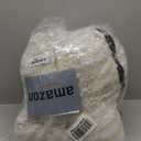 MIXJOY Dog Bed for Medium Sized Dogs, Washable Medium Dog Beds with Removable Cover, Rectangle Pet Beds with Non-Slip Bottom, Warming Calming Dogs Cuddler, 25"x21"x7", White