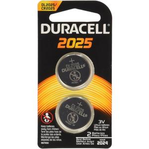 Duracell 2025 Coin Button Batteries, 2 Count (Pack of 4)