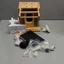 PeckCam Bird Feeder with Camera - 4MP 2K Live AI Bird Species Identification Instant Arrival Alerts - Smart Cameras Birds Feeders Solar Powered Birdwatching Gift for Birdlover Mom Dad, 2.4GHz WiFi (Burlywood)