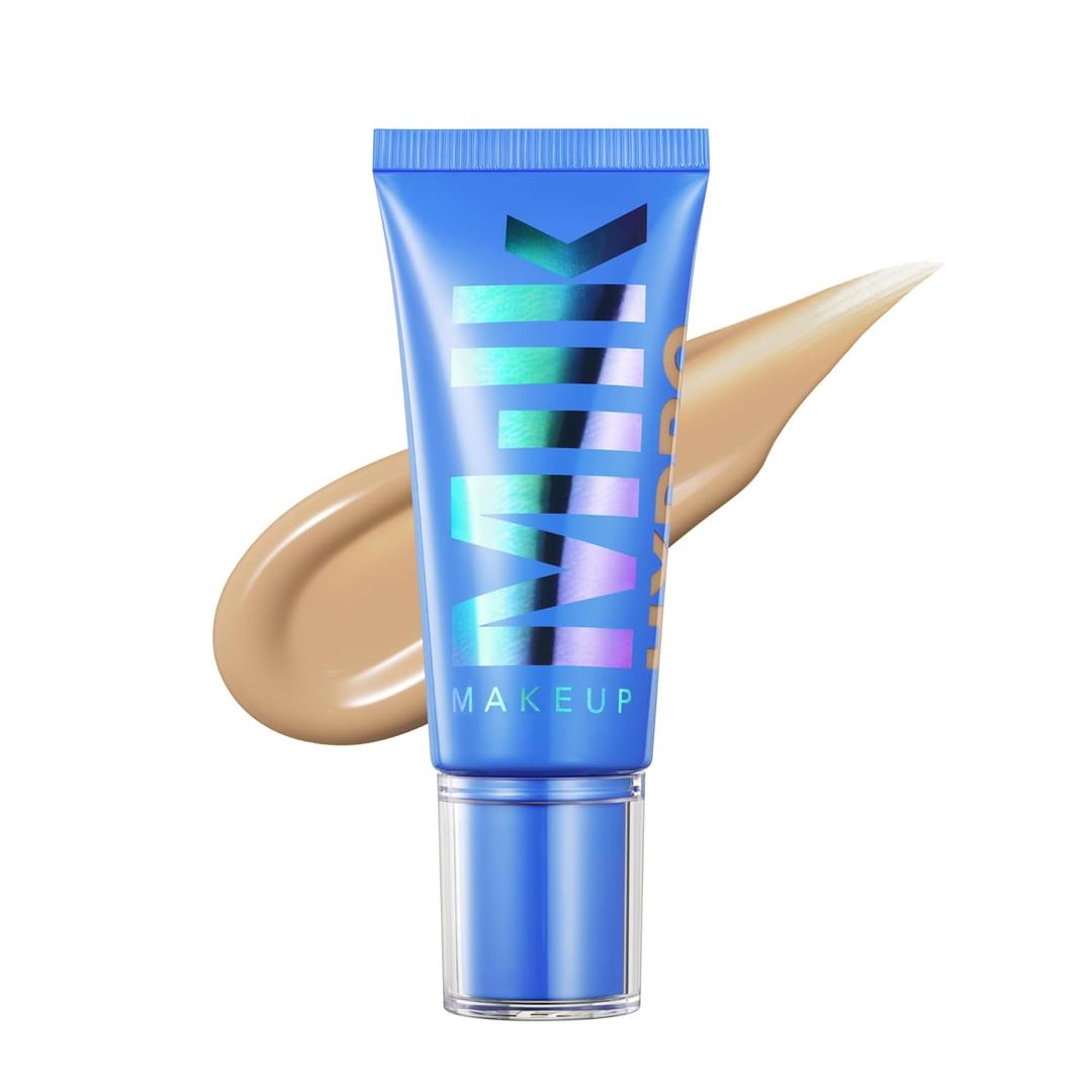 Milk Makeup Hydro Grip Hydrating Gel Skin Tint  12HR Lightweight Buildable Coverage with Hyaluronic Acid for Natural Dewy Finish  Non-Comedogenic (05 - Light with Neutral Undertones)
