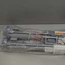 Retractable Baby Gates 2 Pack, 55" Wide Mesh Dog Gate Indoor, 34" Tall Gate for Stairs Doorways Hallways Deck, Child Pet Safety Gate for Indoor Outdoor Home Use, Grey (Gray)