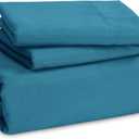 Bedsure Teal Duvet Cover Full Size - 3 Pieces Prewashed Extra Soft Bedding Set, Includes 1 Duvet Cover 80x90 Inches with Zipper Closure & 2 Pillow Shams, Comforter Not Included