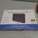 TV Antenna Indoor, Digital Amplified Indoor HDTV Antenna, 1080p VHF UHF Television Local Channels Detachable Signal Amplifier and 16.5ft Long Coax Cable (White)