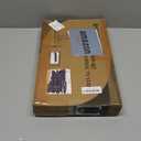 Universal Swivel TV /Table Top TV Stand for 19 to 43 inch TVs with 90 Degree Swivel, 4 Level Height Adjustable, Heavy Duty Tempered Glass Base, Holds up to 99LBS HT02B-001