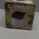 Cone Coffee Filter Holder Storage - Frosted Silver Pour Over Coffee Paper Filter Holders Container Dispenser for Counter for Organize #4#3#2#1 Cone & V60 Coffee Filters