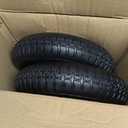 Taifa 14 Inch 2 PCS Solid Flat Free Replacement Tires and Wheels 3.50-8 with 5/8'' Bearing, Air Less Wheel for Wheelbarrow/Wagon/Hand Truck/Trolley/Garden Scooter etc.
