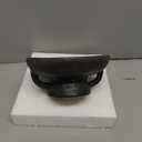 Creative Co-Op Stoneware Bowl with Handle and Base, Black Reactive Glaze (8.0" Round x 3.75" Tall)