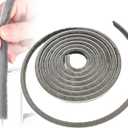 16 Ft (5m) 196 Inch Sliding sash Windows Doors Tape Pile Draught excluder Brush Seal Strip weatherstrip 5mm x 6mm (3/16 1/4 Inch, Gray)