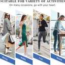 Gonii Women's Ultra-Thin Lightweight No-Show Ankle Socks - Seamless Toe Design, Non-Slip Arch Band (6 Pairs) for Running (Black, L)