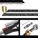 RYANSTAR Shifter Extender Adjustable Short Shifter Compatible with Ciciv CRX Del Sol Acura Integra B or D Series Engine Black