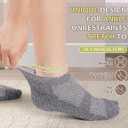 Bulinlulu Diabetic Socks for Women Men, 6 Pairs Low Cut Non Binding Socks for Women, Medium