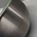 Stainless Steel Salad Spinner, Lettuce Spinner with Drain, Non-Slip Base, Stop Button, Vegetable Dryer, BPA Free, 5.3 Qt