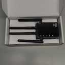 12880 Sq.Ft Range WiFi Extender Signal Booster Dual Band 5GHz/2.4GHz, 105-Device Compatibility, Simple Installation, WiFi Extender (black-11)