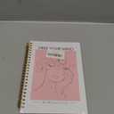 Free Your Mind Inspirational Notebooks, Abstract Boho Woman Line Art Pink Notebook, Mental Health Journal, Inspirational Gifts for Women, Mental Health Gifts, Spiral Notebook 5.5x8.3