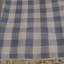 Softalker Checkered Tablecloth Rectangle, Heavy Weight Linen Gingham Outdoor Table Cloth with Tassel, Washable Wrinkle Free Buffalo Plaid Table Cover for Dining/Party/Home - 55 x 84 Inch, Blue
