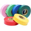 Lichamp 6 Pack Colored Electrical Tape Waterproof, 3/4 in x 66ft, Industrial Grade UL/CSA Listed High Temp Electrical Tape Colors Electric Super Vinyl, 0675C2