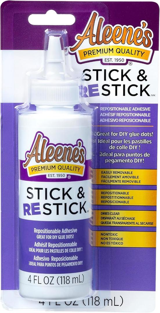 ALEENES STICK RESTICK ADHSV CARD 40OZ, 5PCS