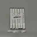 Arhomet 6pcs Black Alcohol Markers Set, Dual Tips Art Markers Drawing Sketched Double Tipped for Beginner Adults Artists (Black)