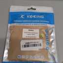 KEKING Ankle Compression Sleeve - 20-30mmhg Open Toe Compression Socks for Swelling, Plantar Fasciitis, Sprain, Neuropathy - Brace for Women and Men (X-Large, Beige)