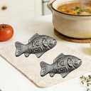 Iron Fish for Anemia Vegan Women: Natural Reusable Iron Cooking Tool to Reduce ferrous Deficiency, Kitchen Accessory for Home Use,Perfect for Gift (2 PCS)