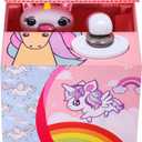 Unicorns Stealing Money Bank, Piggy Bank for Kids, Coin Bank for Money Saving, Automatic Stealing Money with English Speaking, Creative Gift, 4.7 inches x 4.1 inches x 3.7 inches