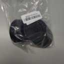 Piutouyar 2.5 Inch Round Furniture Coasters, 8 Pcs Black Rubber Caster Cups Non Slip Furniture Leg Protectors Rubber Furniture Pads for Hardwood Floors