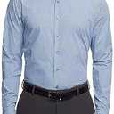 Kenneth Cole Men's Dress Shirt Slim Fit Checks and Stripes (Patterned) 2XL