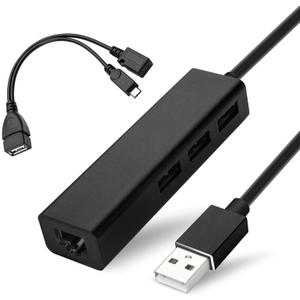 OTG Cable for Fire TV Stick 4K Lite Max Cube - USB Ethernet Adapter with Hub to add Storage/Keyboard/Bluetooth OTG Cable for Fire TV Stick 4K Lite Max Cube - USB Ethernet Adapter with Hub to add Storage/Keyboard/Bluetooth