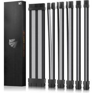 ASIAHORSE 16AWG PSU Cable Extension Power Cords, Customized Power Supply Mod Sleeve Extension Cable, ATX/EPS/8-pin PCI-E/6-pin PCI-E for PSU Cable