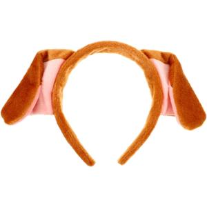 Minkissy Puppy Dog Ears Headband Puppy Ears Hairband for Women Men Halloween Animal Dress up Costume Accessory for Cosplay Dog-Ears Hair Hoop