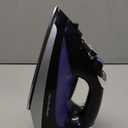 Hamilton Beach Steam Iron for Clothes & Garment Steamer with Smooth Press Stainless Steel Soleplate, 1200 Watts, 8 Retractable Cord, Black (14214)