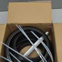 Wheelchair Rear Wheel Replacement Tire, 24 "X 1" Universal Flat-Free Polyurethane Tire,Equipped With Installation Tools, Wheelchair Accessories For All Brands(1 Pair) (Black)