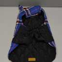 Kuoser Waterproof Dog Coat, Reversible Dog Jacket for Medium Dogs, Adjustable Durable Doggie Winter Coat Warm Puppy Cold Weather Apparel from Small to Large Breed, Navy M, (Pack of 1)