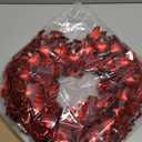 Hotop Valentines Wreath for Front Door Valentines Heart Shaped Tinsel Garland Hanging Heart Wreath Decor for Home Birthday Wedding Party Decoration Supplies(Red)