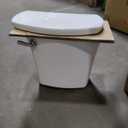 American Standard 608AA001.020 Edgemere Two-Piece Toilet with AquaWash Slim Spalet Seat and Wax Ring, Elongated Front, Left Hand Flush, White, 1.28 gpf